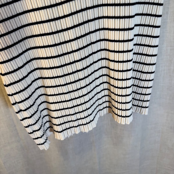 Commense Ribbed Striped Knit Midi Dress – Size S - Picture 10 of 10